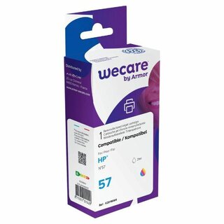 Tintenpatrone wecare komp. mit HP 57/C6657AE, Inhalt:...