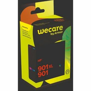 Tintenpatrone wecare  komp. mit HP 901XL + 901/SD519AE, 21ml, swz/3-farbig