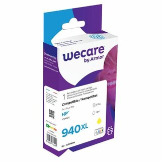 Tintenpatrone wecare  komp. mit HP 940XL/C4909AE, Inhalt: 24ml, gelb