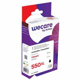 Tintenpatrone wecare  komp. mit Canon PGI-550PGBKXL, Inhalt: 22ml, schwarz