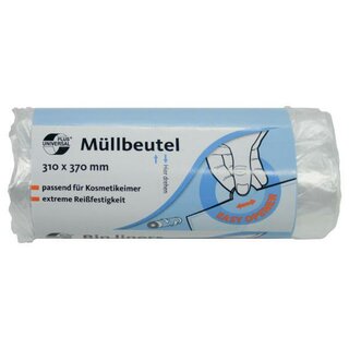 Mllbeutel Deiss 49909, Mae: 310 x 370mm, Fllmenge: 6l, transparent, 50 Stck