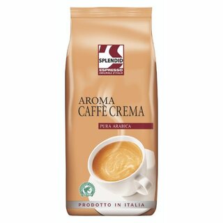 Kaffee Splendid Caffe Crema, ungemahlen, 1000g