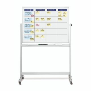 Weißwandtafel Magnetoplan 1240499 Scrumboard Mobil, Maße:...