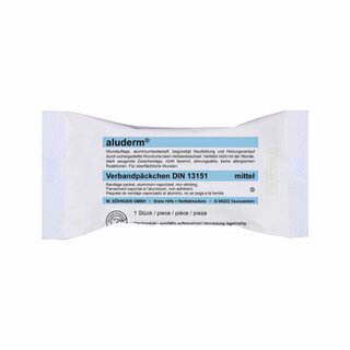 Verbandp�ckchen 1003372 aluderm DIN mittel