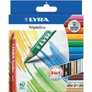 Farbstift Lyra L3641121, Triple One, sortiert, 12 Stck