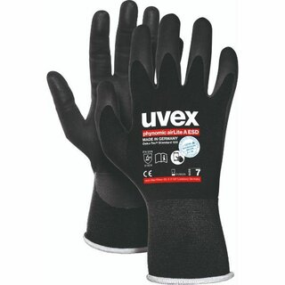 Mechanikschutzhandschuhe Uvex Phynomic AirLite A, Größe...