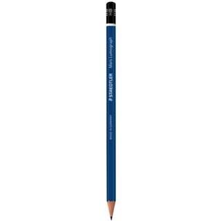 Bleistift Staedtler 100, Hrtegrad: HB, blau lackierter Schaft, 12 Stck