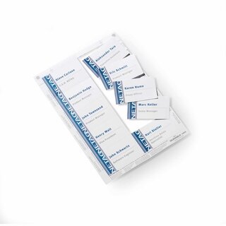 Einsteckschilderbogen Durable 1455, 54 x 90mm, 200 Stück