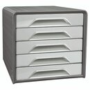 Schubladen Box Cep Smoove 5 Schubladen, grau