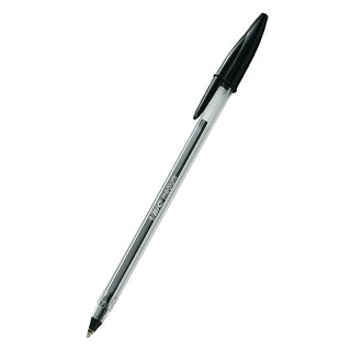 Kugelschreiber BIC Cristal Original, Kappe, Strichstrke 0,4mm schwarz