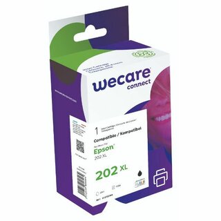 Wecare Tinte kompatibel mit Epson 202XL, schwarz