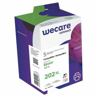 Tinte Wecare kompatibel mit Epson 202XL, 5 Farben