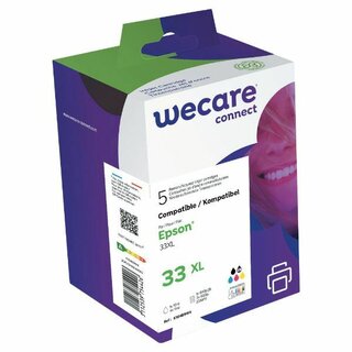 Tinte Wecare kompatibel mit Epson 33XL, 4 Farben