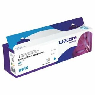 Tinte Wecare kompatibel mit HP 991X/M0J90AE, cyan