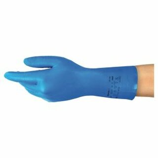Chemikalienschutzhandschuhe AlphaTec 37-310, Nitril, Gr. 10, blau, 1 Paar