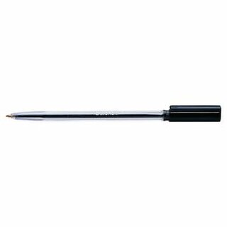 Kugelschreiber Micron Pen Einweg Kappe Strichstrke 0.7mm schwarz