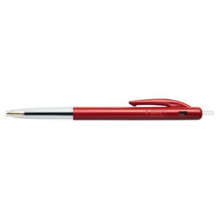 BIC Clic M10 Kugelschreiber Druckmechanik M rot