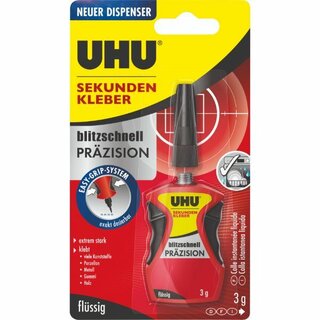 Sekundenkleber UHU 34340 Przision, 3 g