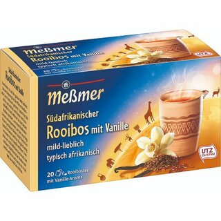 Tee Memer Sdafrikanischer Rooibos Vanille, 20 Stck