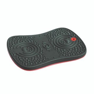 Balance Board Floortex, 50 x 35 cm, schwarz/rot