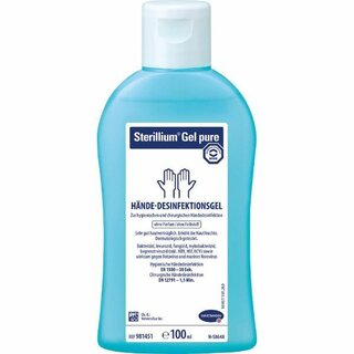 Sterillium Gel pure Hartmann, 100 ml, 85% Ethanol, parfmmfrei