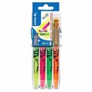 Frixion Textmarker PILOT Strichbreite 3,8 mm, 4er Set,...