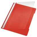 Schnellhefter Leitz 4191, A4, aus PVC-Folie, rot