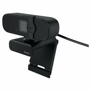 PC-Webcam, Hama, C-400, HD-Qualitt 1080p, schwarz, integriertes Mikrofon