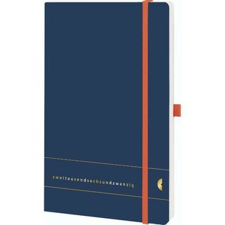Chronobook Buchkalender 50486 Midi, 1W/2S, 13,5 x 21cm,...