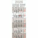 Bhner 6-Monatskalender M6MF, 6M/1S, 30 x 81 cm,...
