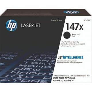 HP Toner HP 147X, fr HP M610, HP M611, Reichweite: 25.200 Seiten, schwarz