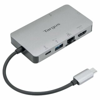 Dockingstation Targus DOCK419EUZ, USB-C, USB-C 3.2 Gen 1, silberfarben