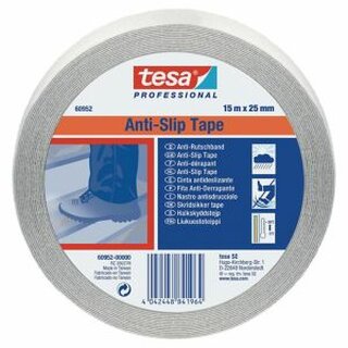 Antirutschband Tesa 60952, 25 mm x 15 m, transparent