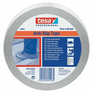 Antirutschband Tesa 60952, 25 mm x 15 m, transparent