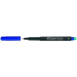 OHP-Stift Faber-Castell 151351 Multimark F, wasserfest, 0,6mm, blau