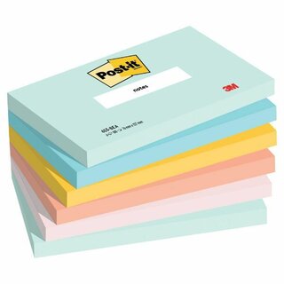 Notes PostIt 655-6 BEA, 76 x 127 mm, 6 Stck