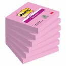 Post-it Haftnotizen654-6SS-PNK S/S 76X76MM TROP, Pink, 6...