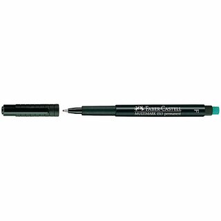 OHP-Stift Faber-Castell 151399 Multimark F, wasserfest, 0,6mm, schwarz