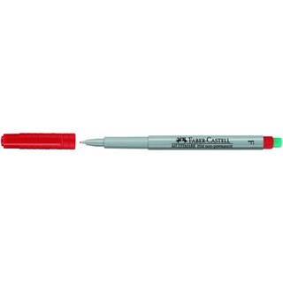 OHP-Stift Faber-Castell 151421 Multimark F, wasserlslich, 0,6mm, rot