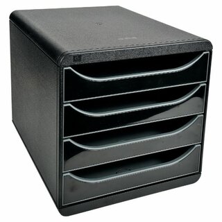 Schubladenbox Exacompta Bigbox, 4 Schubladen, glänzend...