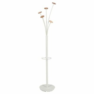 Gardrobenst�nder Holz Alba 175cm, wei�