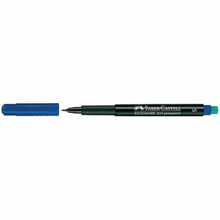 OHP-Stift Faber-Castell 152351 Multimark S, wasserfest, 0,4mm, blau