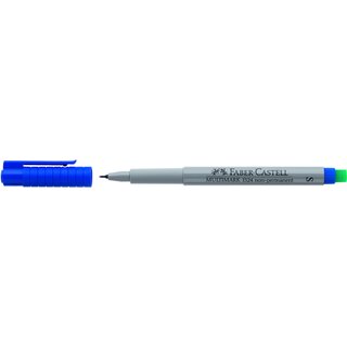 OHP-Stift Faber-Castell 152451 Multimark S, wasserlslich, 0,4mm, blau