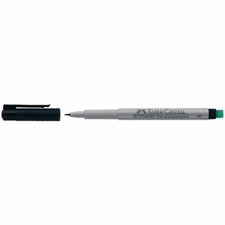OHP-Stift Faber-Castell 152499 Multimark S, wasserlslich, 0,4mm, schwarz