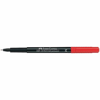 OHP-Stift Faber-Castell 152521 Multimark M, wasserfest, 1mm, rot