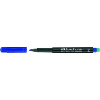 OHP-Stift Faber-Castell 152551 Multimark M, wasserfest, 1mm, blau