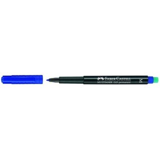 OHP-Stift Faber-Castell 152551 Multimark M, wasserfest, 1mm, blau