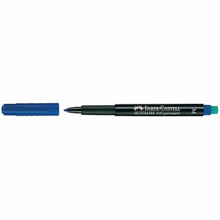 OHP-Stift Faber-Castell 152551 Multimark M, wasserfest, 1mm, blau