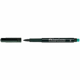 OHP-Stift Faber-Castell 152599 Multimark M, wasserfest, 1mm, schwarz