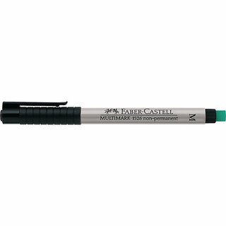 OHP-Stift Faber-Castell 152699 Multimark M, wasserlöslich, 1mm, schwarz